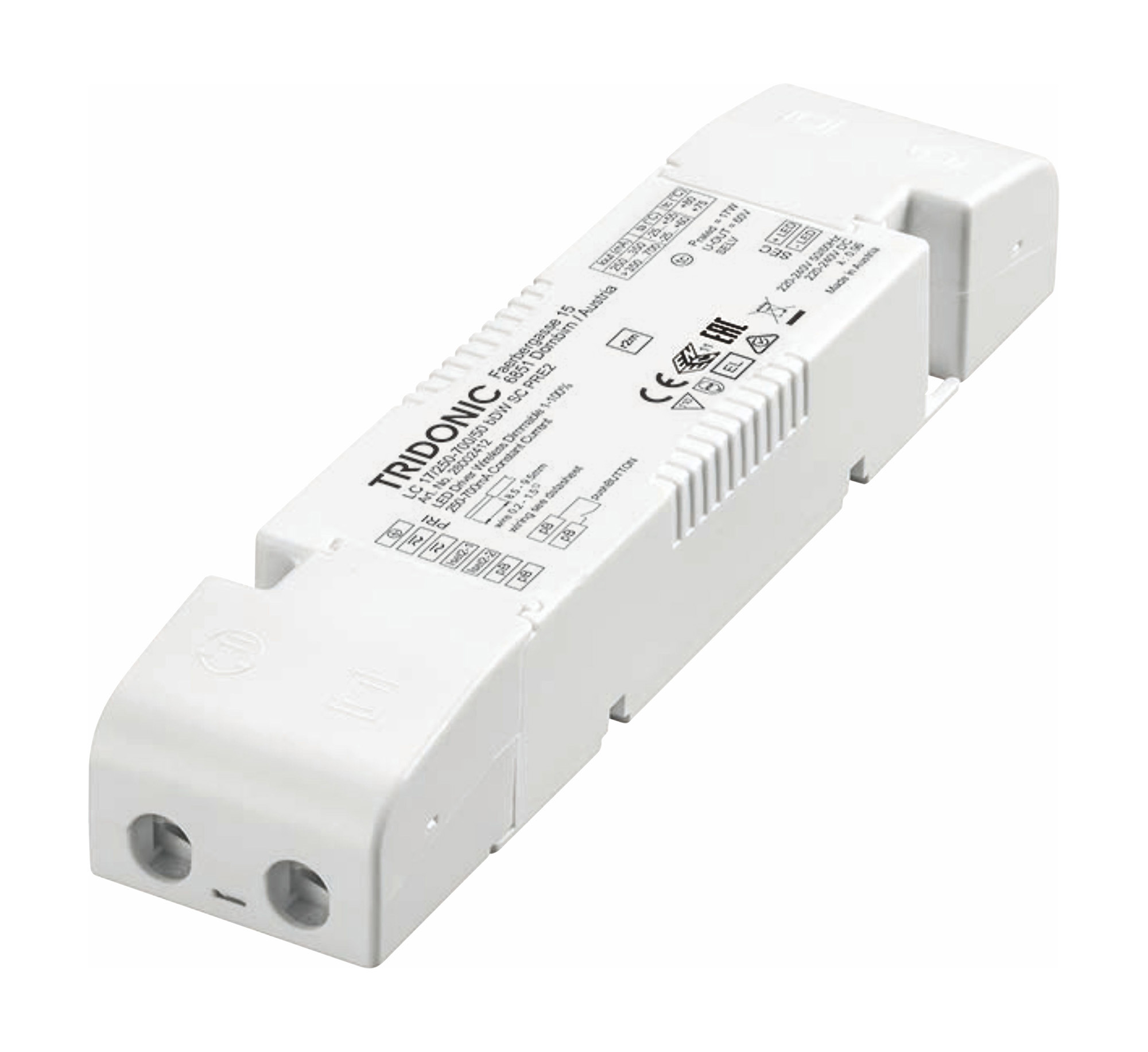 28002412  Tridonic, LC 17W 250/300/350/400/450/500/550/600/650/700mA bDW SC PRE2